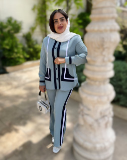 ست شیک زنانه کرپ با قد قابل تنظیم و سایزبندی متنوع