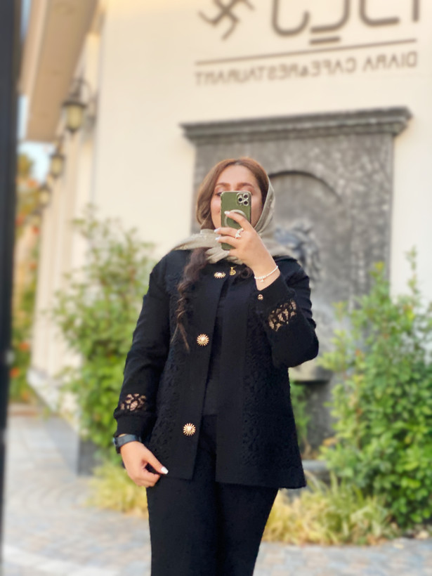 مانتو کتی گیپوری شیک شلوار گیپور موجود